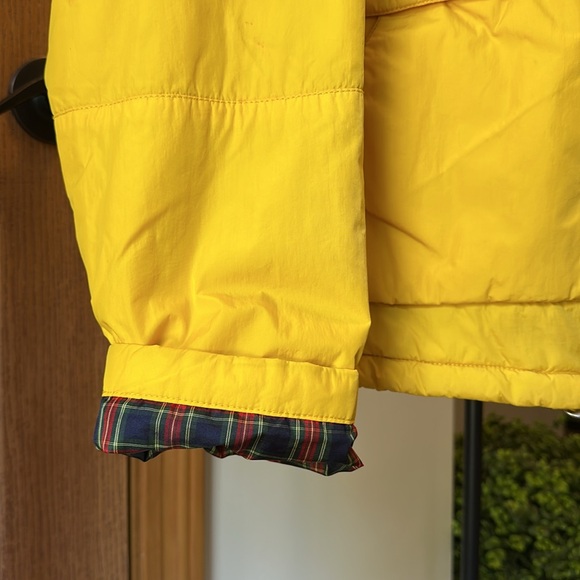 Tommy Hilfiger Yellow Zipper and Snap Jacket with Hood - Picture 9 of 12